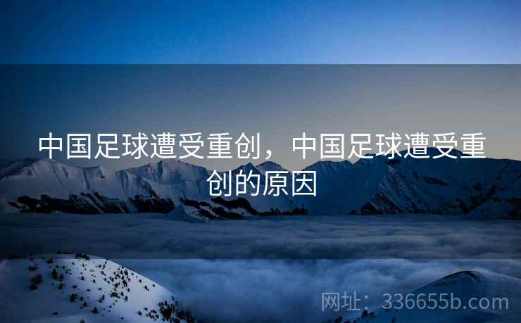 中国足球遭受重创，中国足球遭受重创的原因  第2张