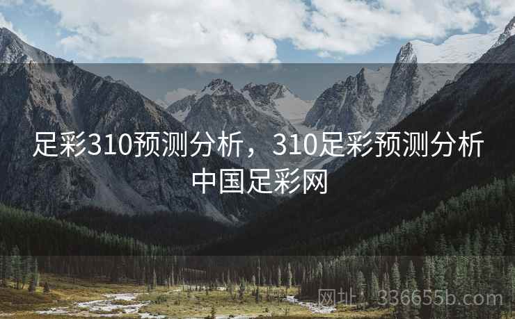 足彩310预测分析，310足彩预测分析中国足彩网  第1张